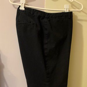 Chico's Ultra-Comfortable Cotton/Rayon Crop Trousers, Black, Size 2.5 (14 to 16)